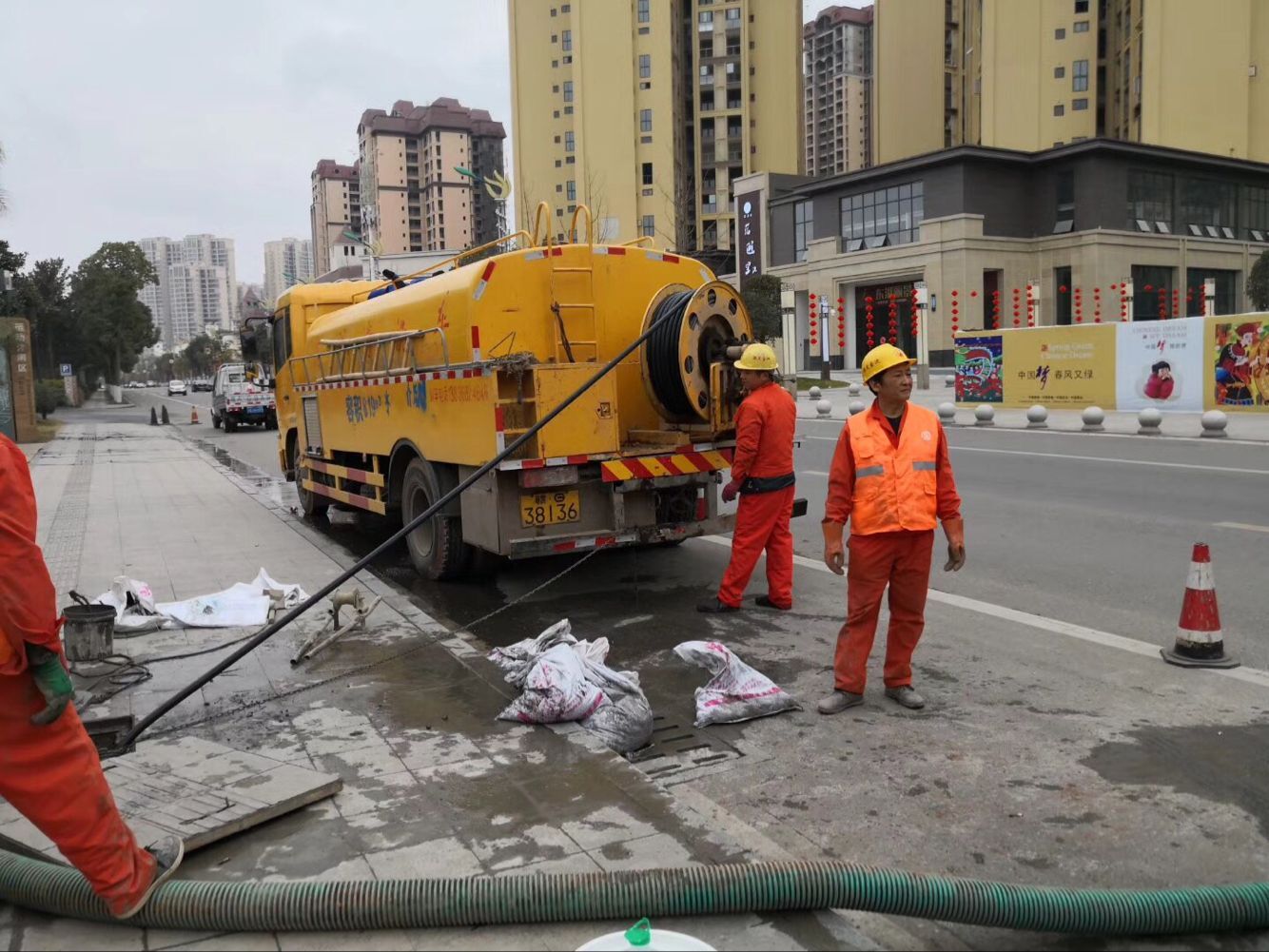 冀州排污管道清淤-管道清洗